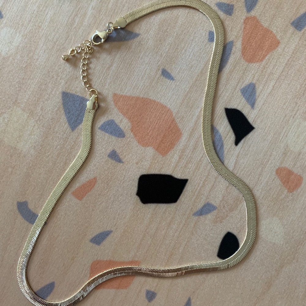 14K Gold Plated Snake Chain Necklace